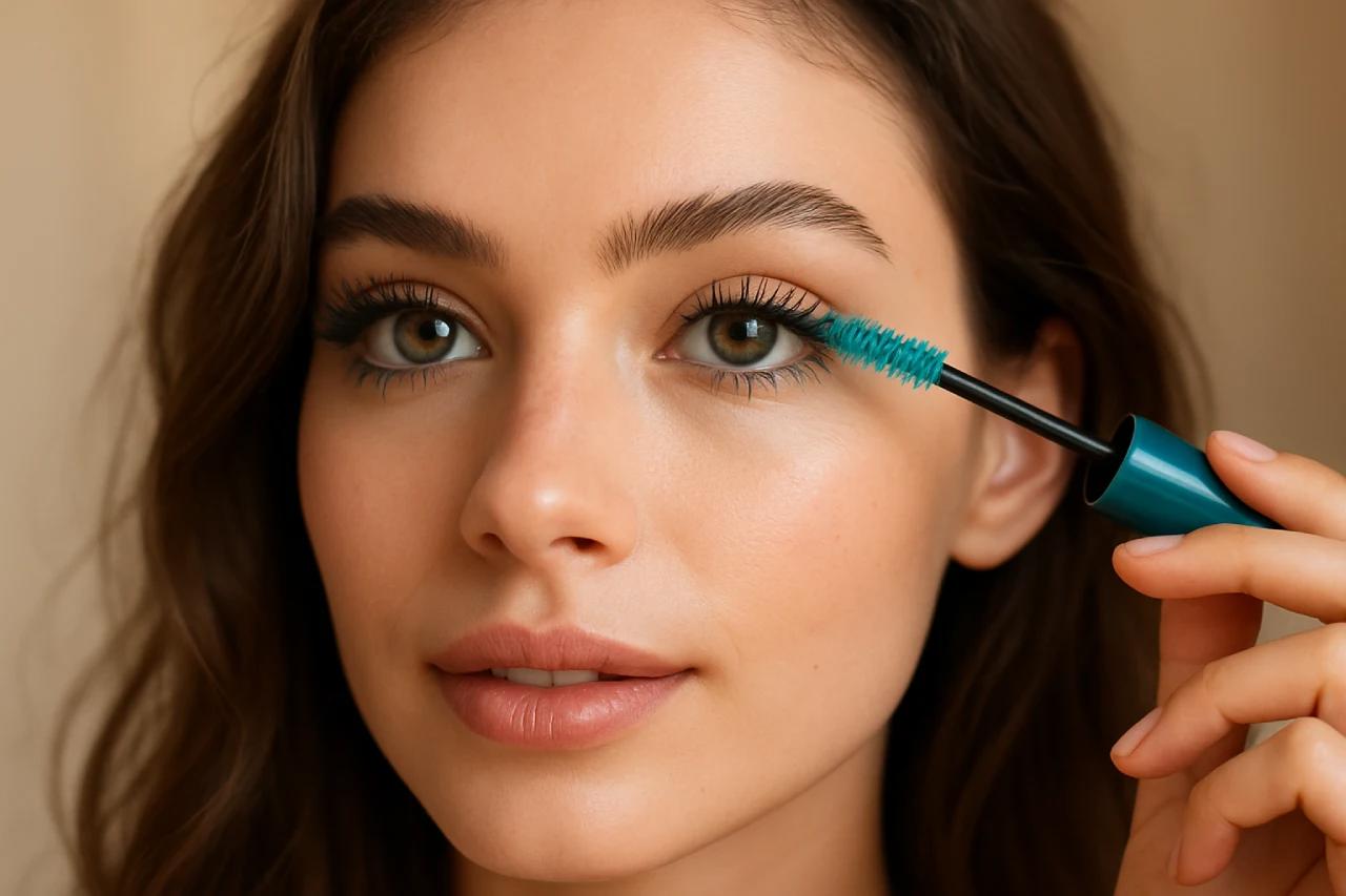 میکاپ با ریمل رنگی